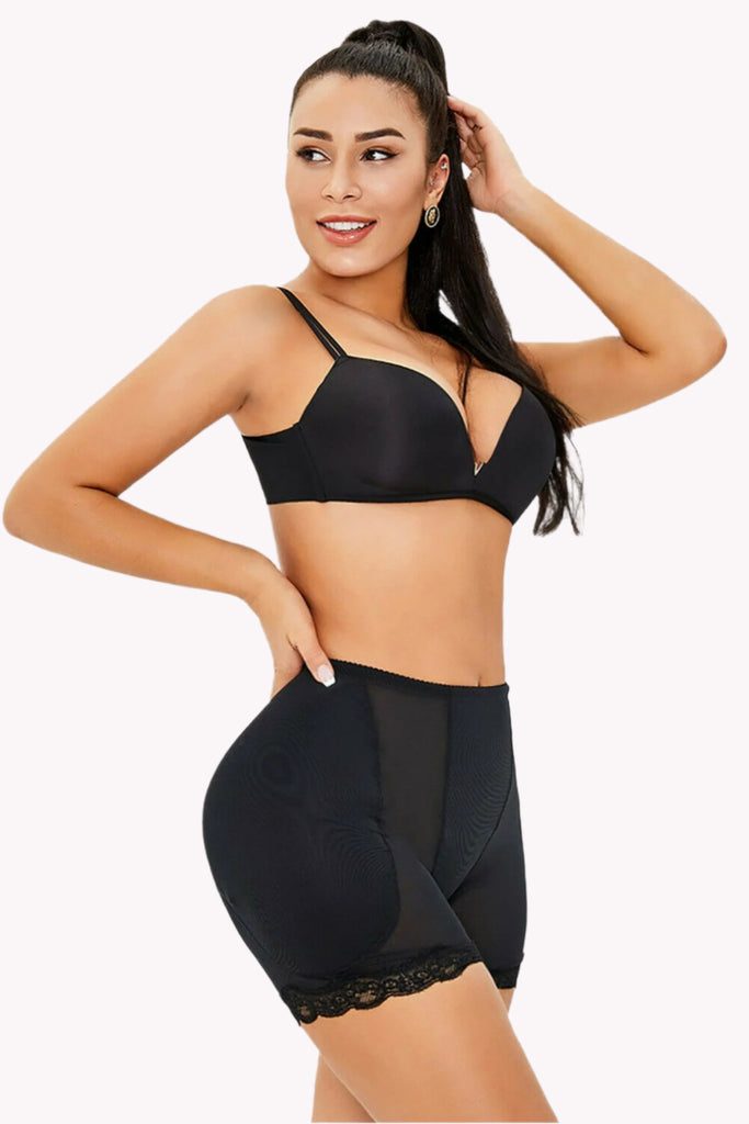 Tummy Control  Padded Butt Lifting Shorts, Shapewear Shorts
