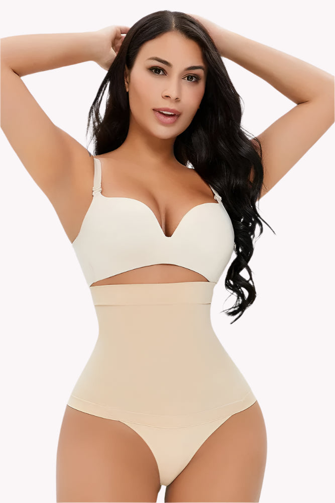 Tummy Control High Waisted Thong Shaper