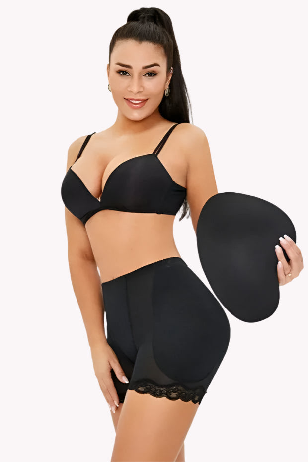 Tummy Control  Padded Butt Lifting Shorts, Shapewear Shorts