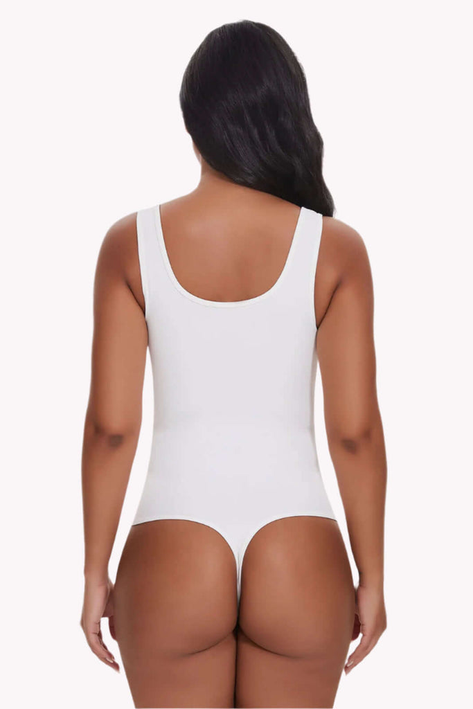 Tummy Control Seamless V-Neck Bodysuit Shapewear